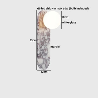 Celako™ Marvora Wall Light | Marble Glass Kitchen Island Lighting