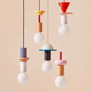 Celako™ Brevio Pendant Light | Wood Dining Room Lighting