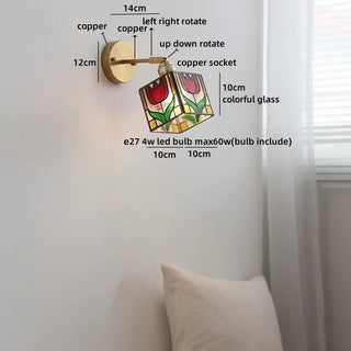 Celako™ Amara Wall Light | Glass Entryway Lighting