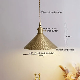 Celako™ Cuvalo Pendant Light | Copper Dining Room Lighting