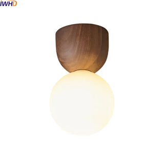 Celako™ Noceva Ceiling Light | Glass Walnut Kitchen Island Lighting