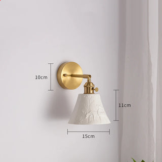 Celako™ Glazora Wall Light | Copper Bedroom Lighting