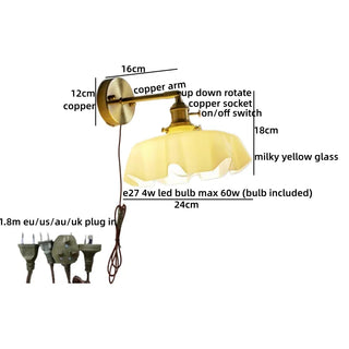 Celako™ Petalo Wall Light | Glass Bedroom Lighting