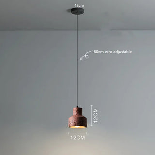 Celako™ Cemora Pendant Light | Cement Bedroom Lighting