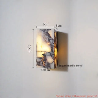 Celako™ Marbelle Wall Light | Bulgari Marble Bedroom Lighting