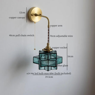 Celako™ Vetrosa Wall Light | Glass Vintage