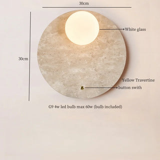 Celako™ Vetaro Wall Light | Glass Terrazzo Bedroom Lighting