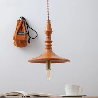 Celako™ Mokumi Pendant Light | Wood Living Room Lighting