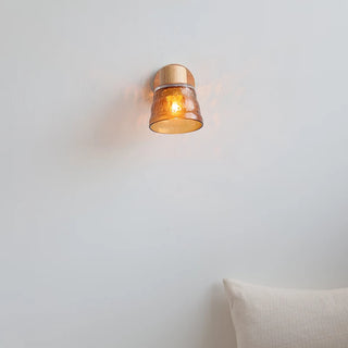 Celako™ Amberis Wall Light | Amber Glass Living Room Lighting