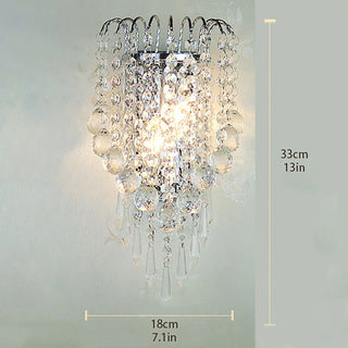 Celako™ Elysium Wall Light | Crystal Entryway Lighting