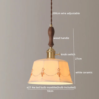 Celako™ Shiroku Pendant Light | Ceramic Dining Room Lighting