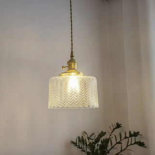 Celako™ Virena Pendant Light | Green Glass Bedroom Lighting