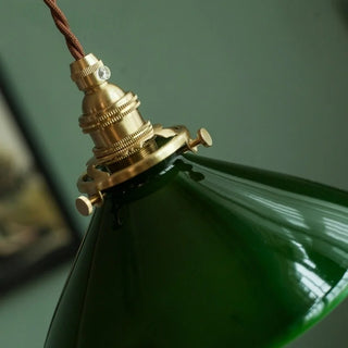 Celako™ Verdaline Pendant Light | Green Glass Kitchen Island Lighting