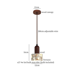 Celako™ Incrusta Pendant Light | Terrazzo Kitchen Island Lighting