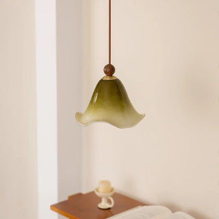 Celako™ Viridioro Pendant Light | Green Glass Bedroom Lighting