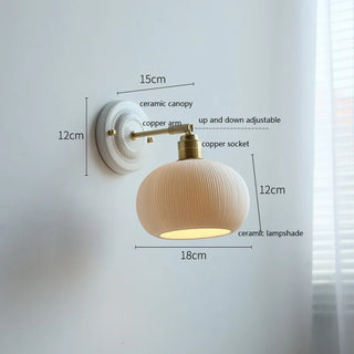 Celako™ Papilio Wall Light | Ceramic Entryway Lighting