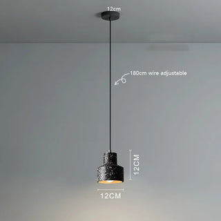 Celako™ Cemora Pendant Light | Cement Bedroom Lighting
