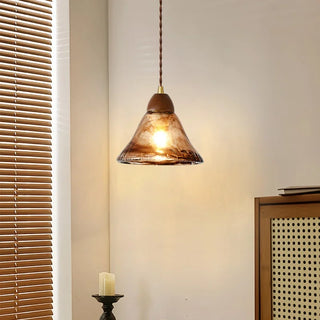 Celako™ Ampora Pendant Light | Glass Bedroom Lighting