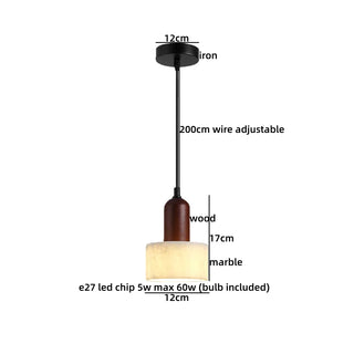 Celako™ Lumari Pendant Light | Marble Glass Kitchen Island Lighting