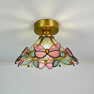 Celako™ Vitreus Ceiling Light | Glass Copper Living Room Lighting