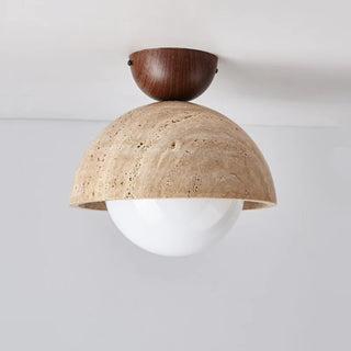 Celako™ Tibrelle Ceiling Light | Yellow Travertine Living Room Lighting