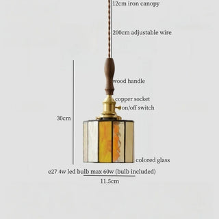 Celako™ Kohana Pendant Light | Glass Japan Vintage