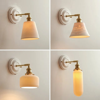 Celako™ Cerasi Wall Light | Ceramic Bedroom Lighting