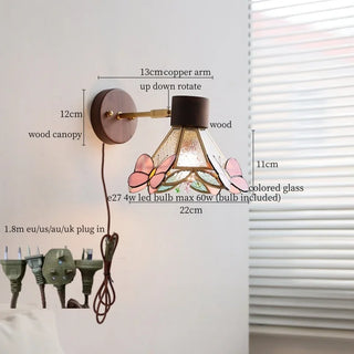 Celako™ Prismia Wall Light | Tiffany Vintage Glass Bedroom Lighting