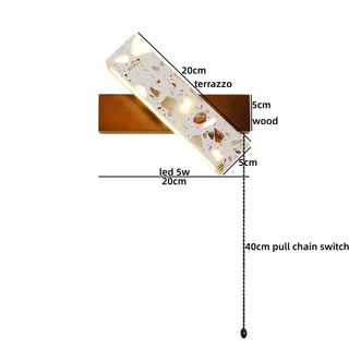 Celako™ Artezzo Wall Light | Terrazzo Bedroom Lighting