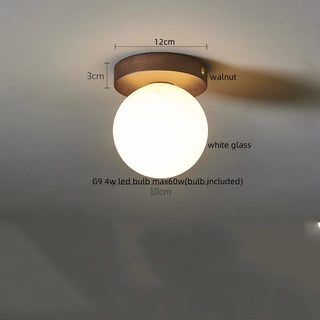 Celako™ Noceva Ceiling Light | Glass Walnut Kitchen Island Lighting