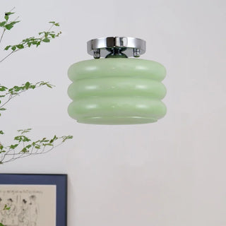 Celako™ Opella Ceiling Light | Glass Iron Dining Room Lighting
