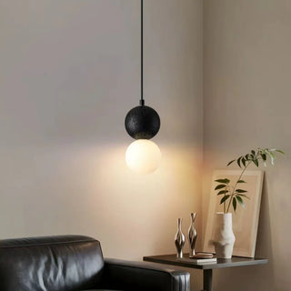 Celako™ Kurotone Pendant Light | Black Travertine Kitchen Island Lighting
