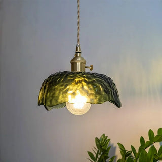 Celako™ Vitrovia Pendant Light | Green Glass Bedroom Lighting