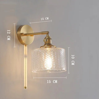 Celako™ Claryn Wall Light | Copper Bedroom Lighting