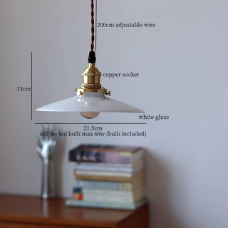 Celako™ Niveus Pendant Light | Glass White Kitchen Island Lighting