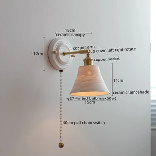 Celako™ Albaterra Wall Light | Copper Bedroom Lighting