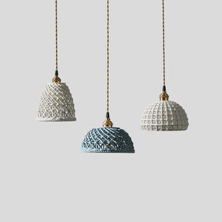 Celako™ Cavetto Pendant Light | Ceramic Wabi Sabi Modern Living Room Lighting