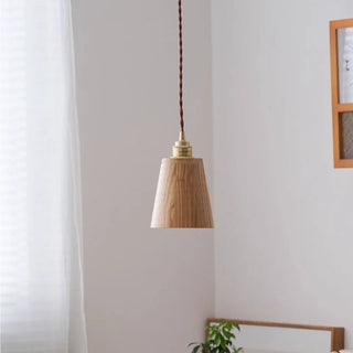 Celako™ Kaede Pendant Light | Wood Japan Wabi Sabi Bedroom Lighting