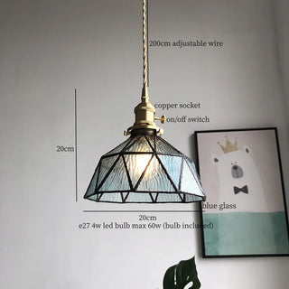 Celako™ Aurisel Pendant Light | Glass Bedroom Lighting