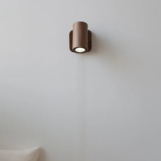 Celako™ Nocino Wall Light | Walnut Wood Bedside Lighting