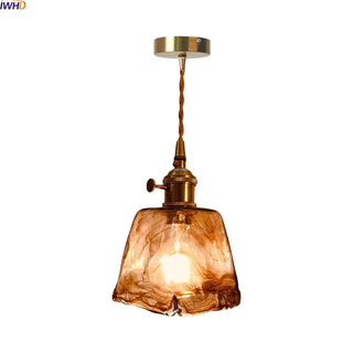 Celako™ Emberis Pendant Light | Glass Bedroom Lighting