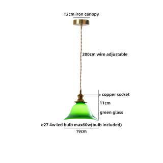 Celako™ Veritas Pendant Light | Glass Dining Room Lighting
