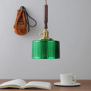Celako™ Glimra Pendant Light | Green Glass Bedroom Lighting