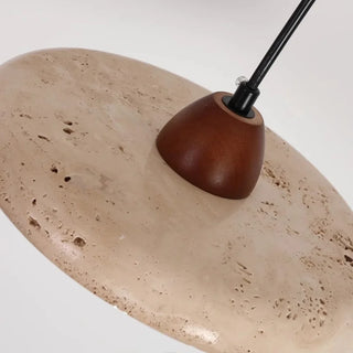 Celako™ Travona Pendant Light | Travertine Dining Room Lighting