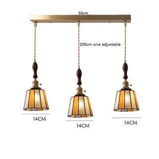 Celako™ Korae Pendant Light | Glass Dining Room Lighting