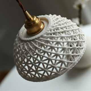 Celako™ Hakuro Pendant Light | Ceramic Dining Room Lighting