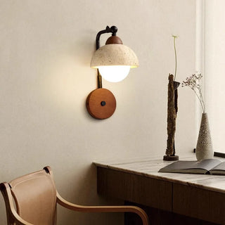 Celako™ Porosia Wall Light | Yellow Travertine Living Room Lighting