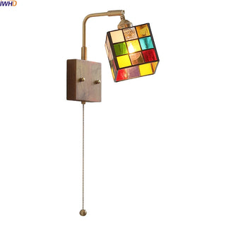 Celako™ Vitral Wall Light | Glass Entryway Lighting