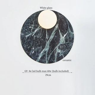 Celako™ Terraluna Wall Light | Ceramic Contemporary Bedroom Lighting