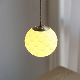 Celako™ Opalla Pendant Light | Ceramic Bedside Lighting